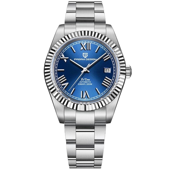 Presidential Day-PAGANI DESIGN New Blue DD40 Luxury StainlessSteel Watch For Men